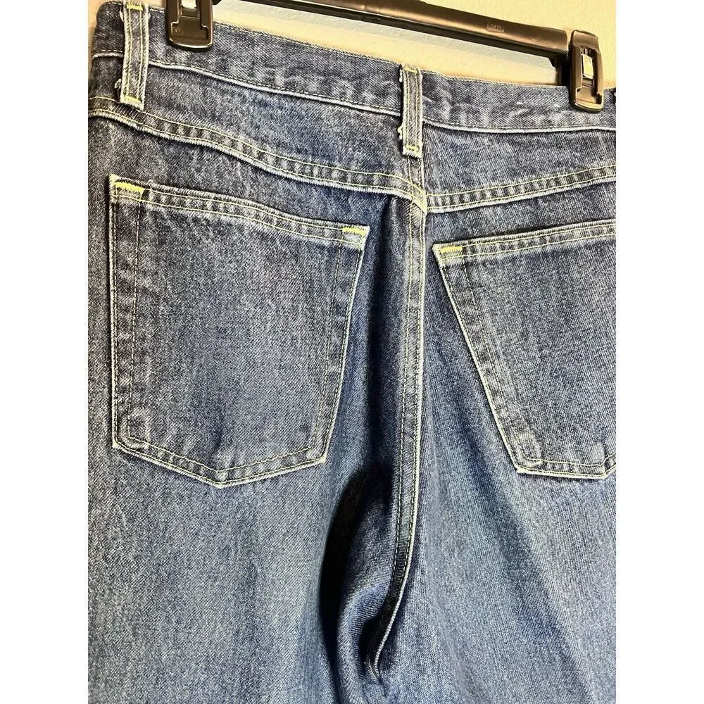 Vintage Sun River Mom Jeans‎ Womens 12 Regular Faded Dark Stone Y2K Made USA